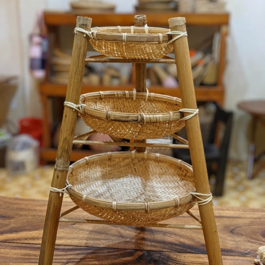 Kệ rổ đựng 3 tầng