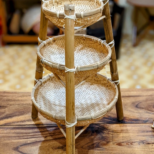 Kệ rổ đựng 3 tầng