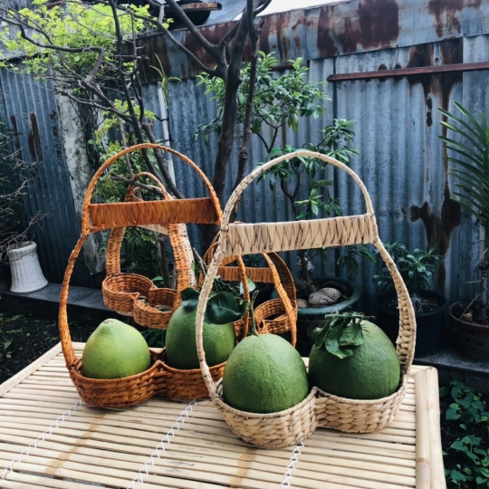 Giỏ đựng bưởi quà tặng