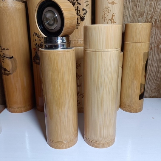 Bình giữ nhiệt tre