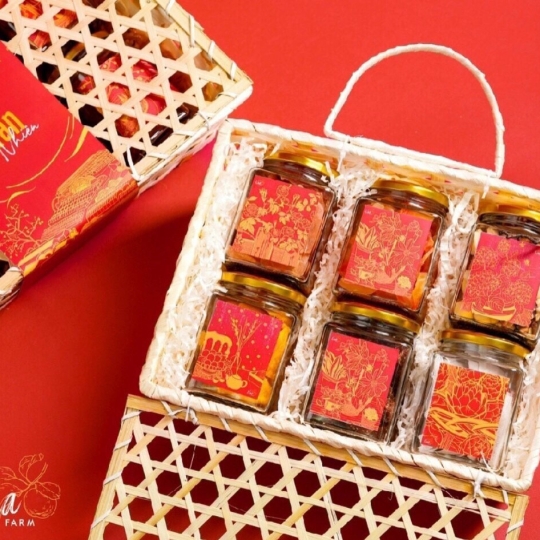 Giỏ quà tre